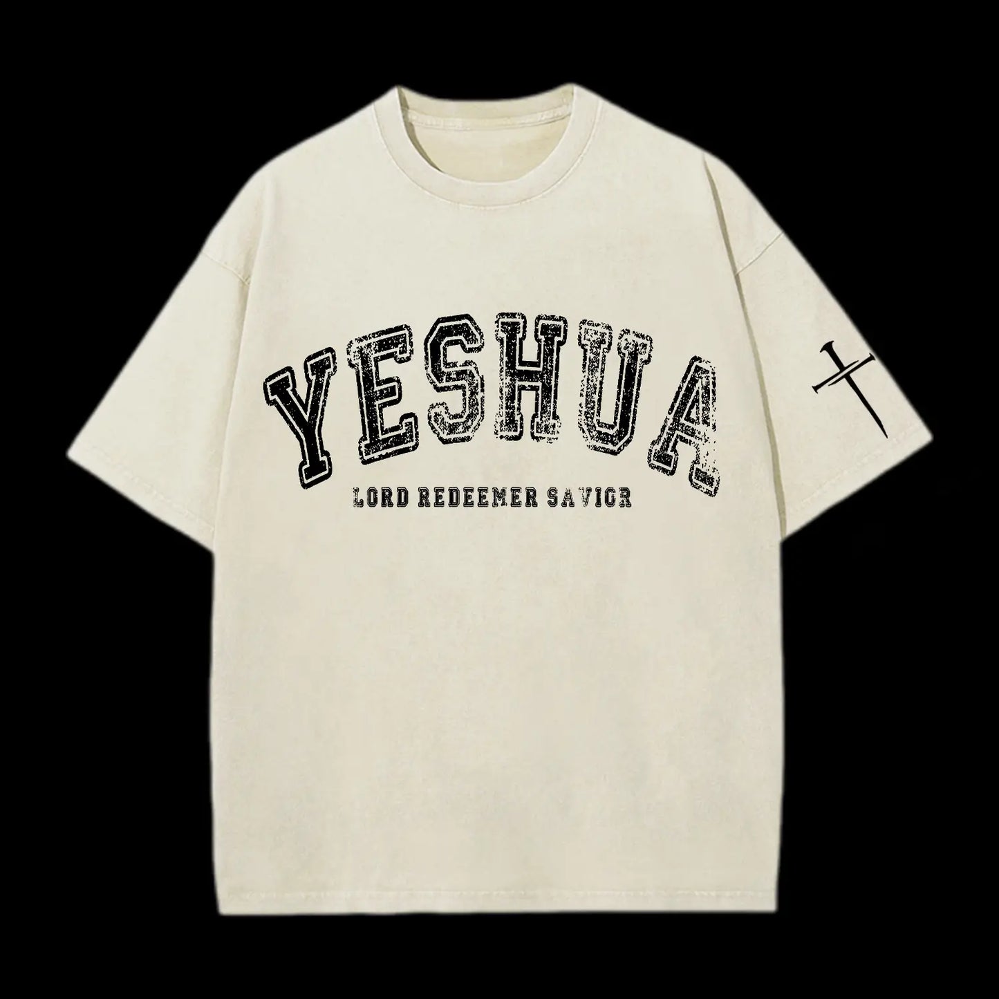 Yeshua Lord Redeemer savior Washed T-Shirt