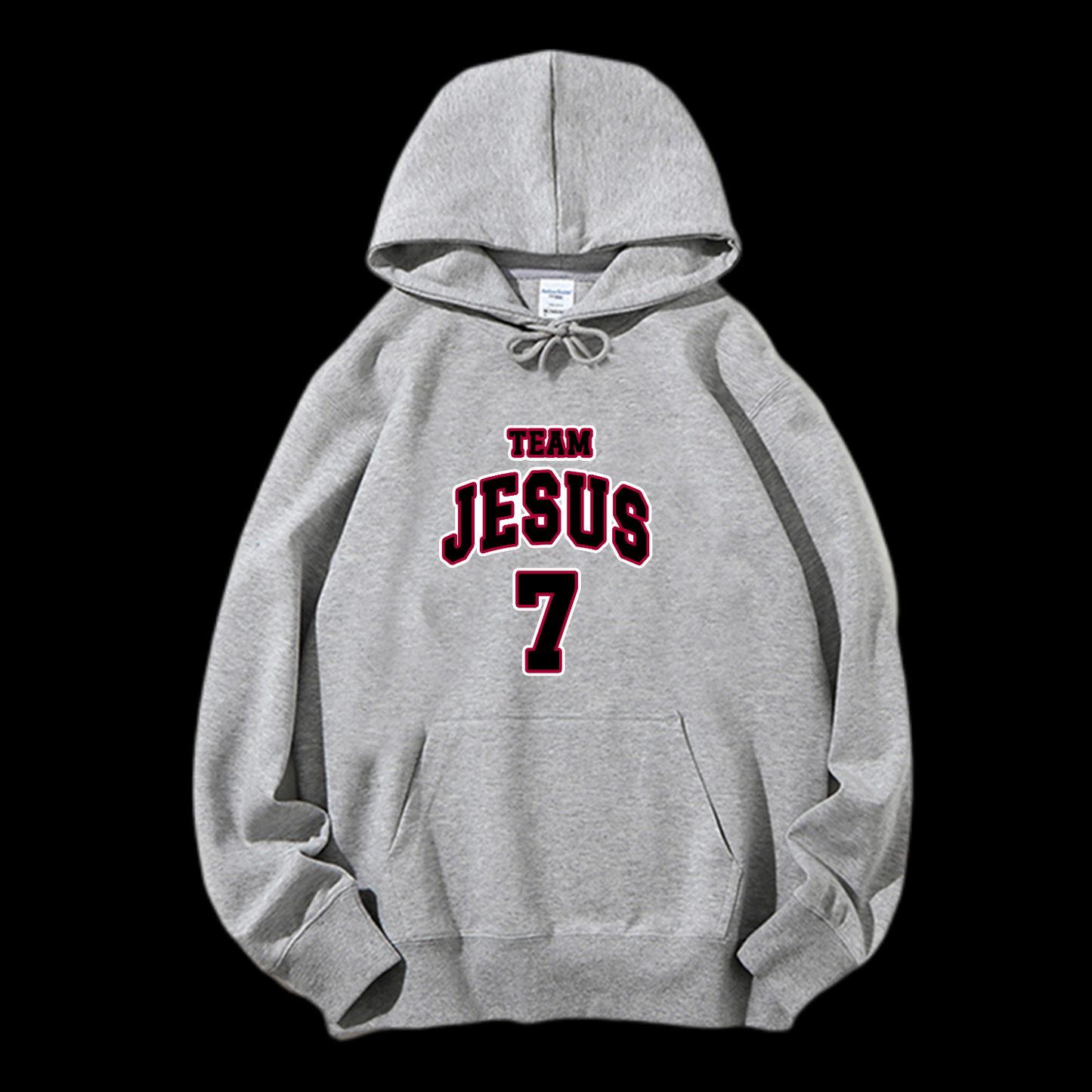 Team Jesus 7 Drawstring Hoodie