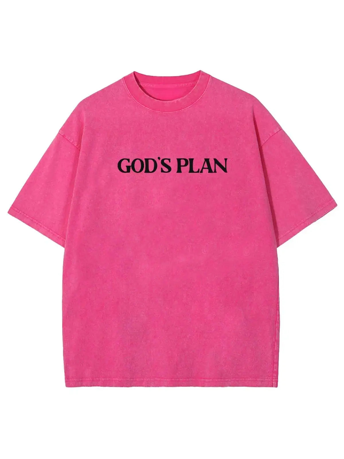 God's Plan Unisex Washed T-Shirt