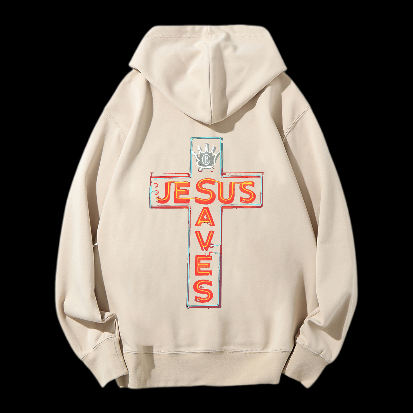 Jesus Saves Drawstring Hoodie