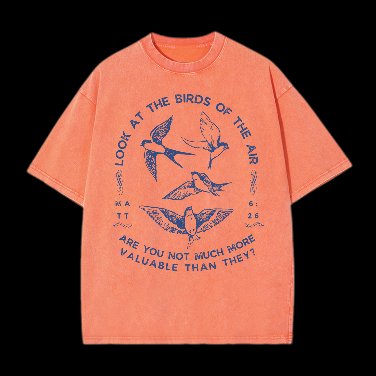 Look At The Birds Of The Air Washed T-Shirt