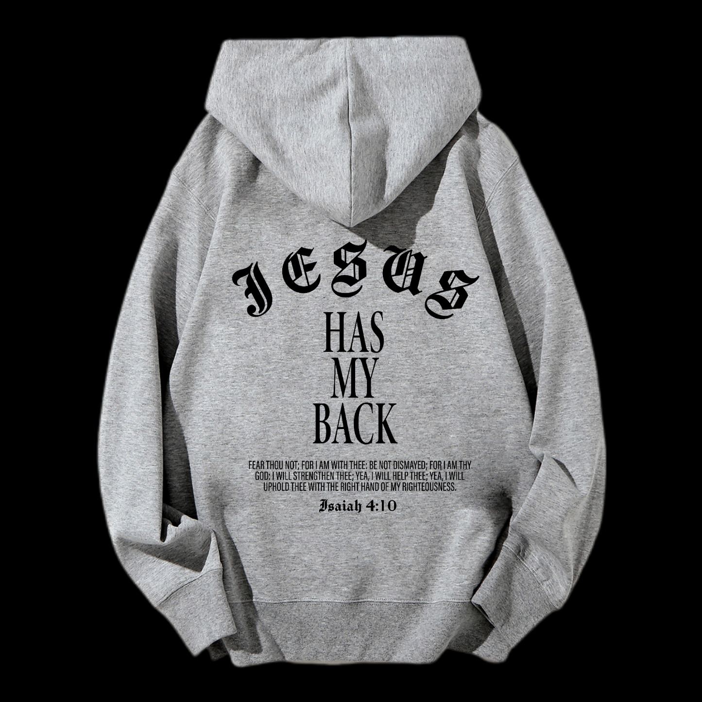 Jesus Has My Back Drawstring Hoodie