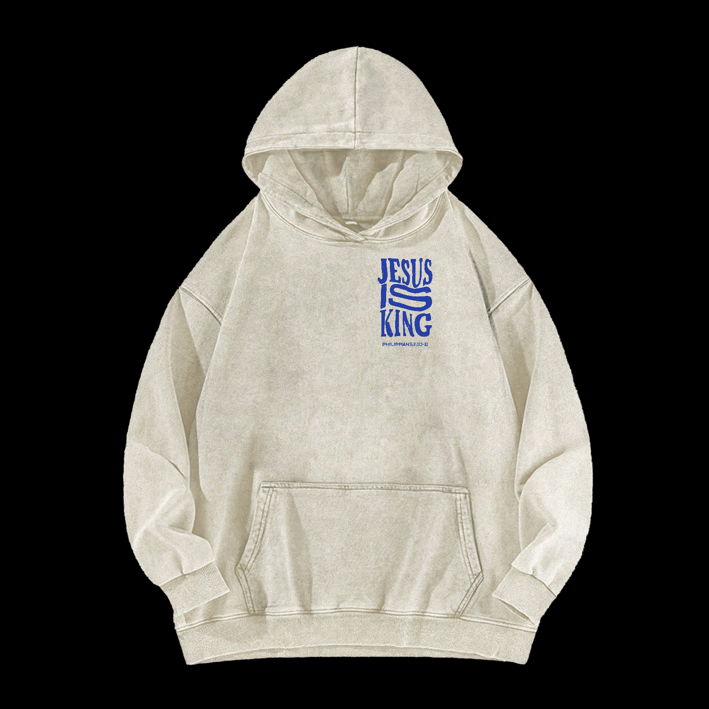 Jesus Is King Washed Hoodie