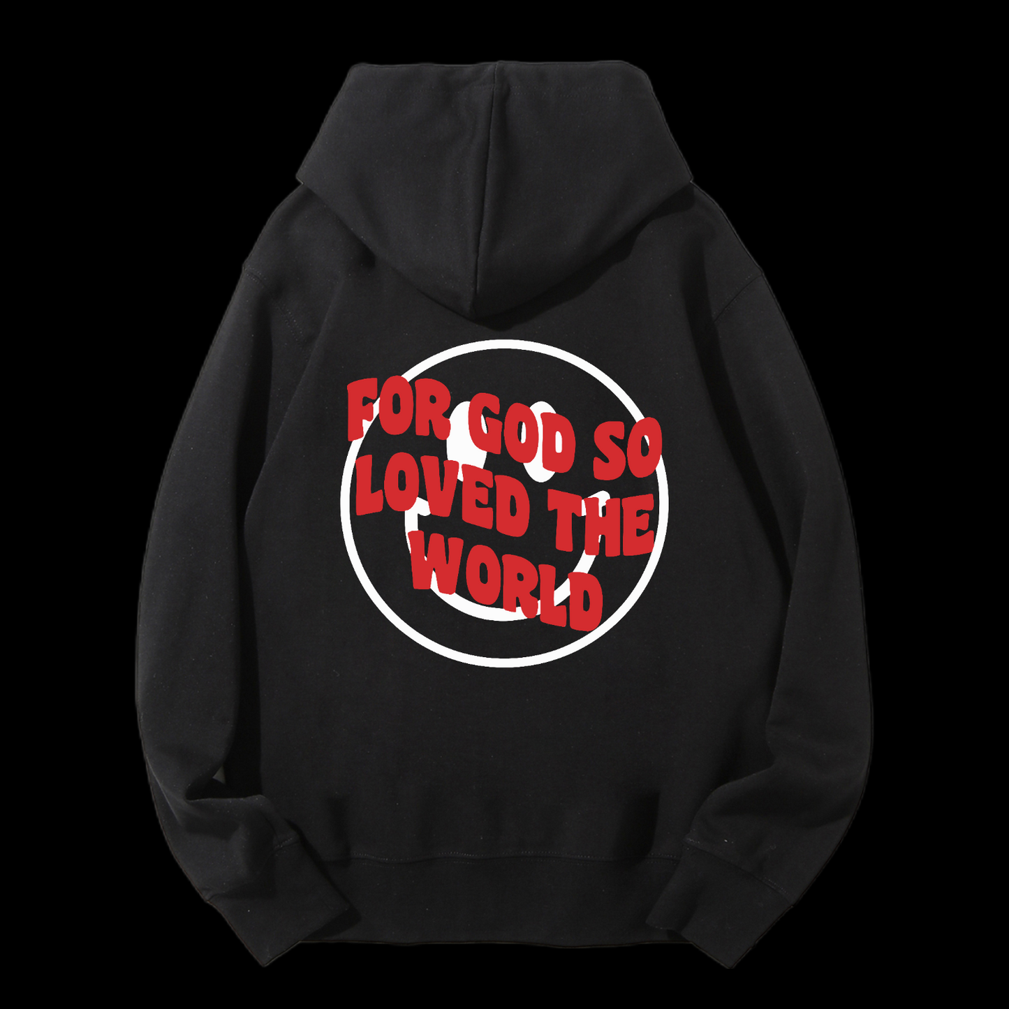 For God So Loved The World Drawstring Hoodie
