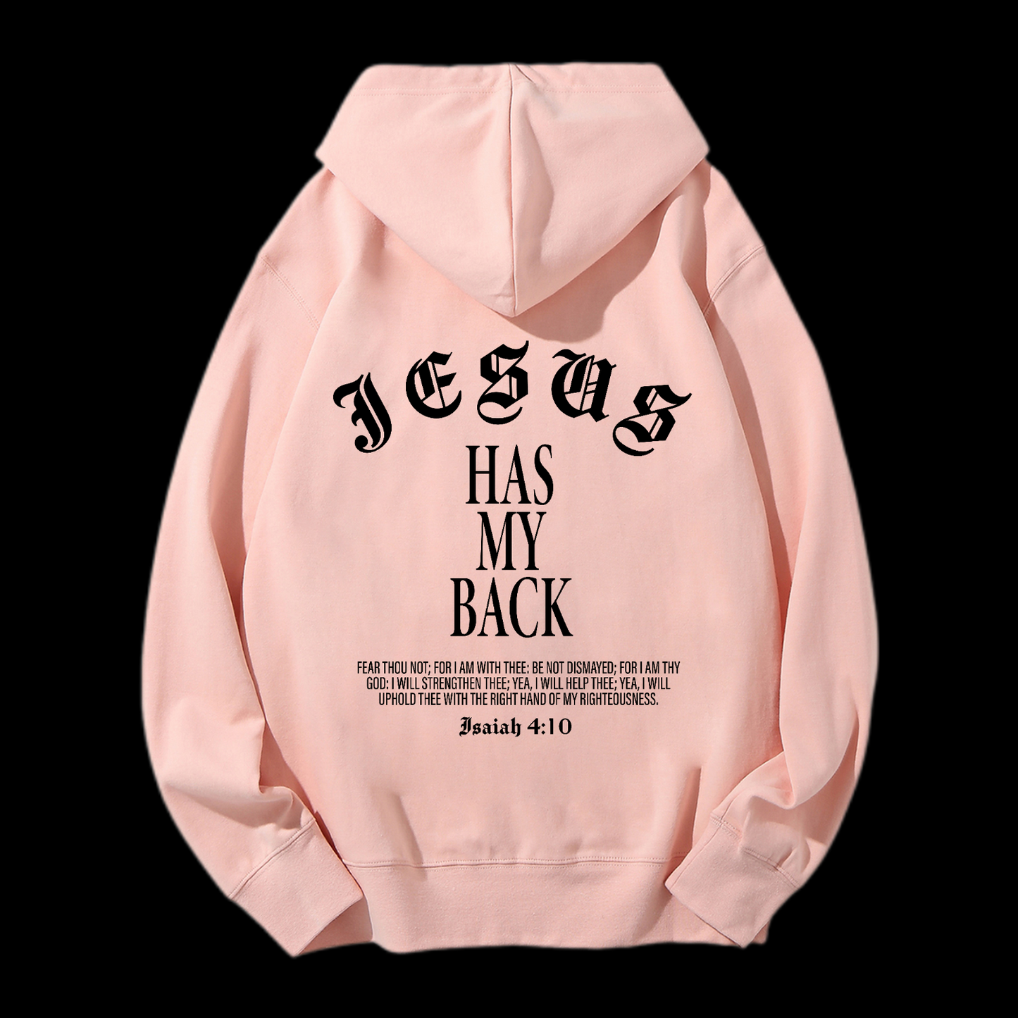 Jesus Has My Back Drawstring Hoodie
