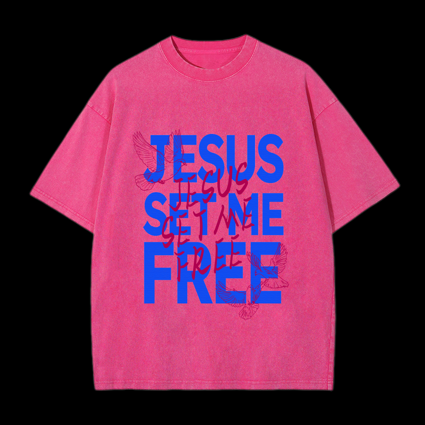 Jesus Set Me Free Washed T-Shirt