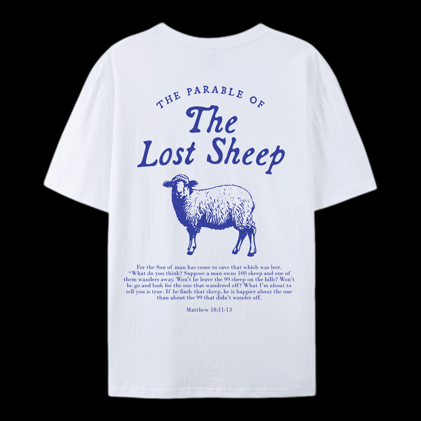 The Parable Of The Lost Sheep Cotton T-Shirt
