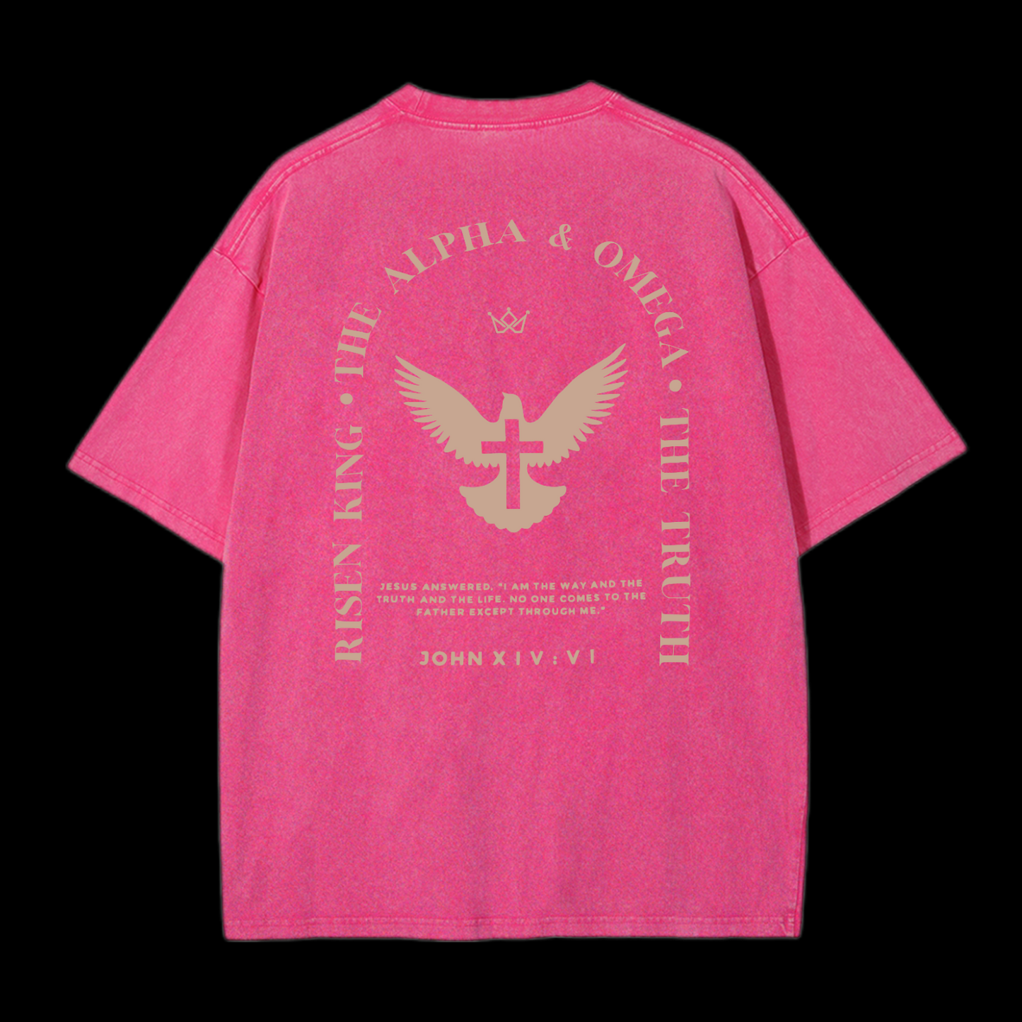 Jesus Is The Way The Truth The Life Washed T-Shirt