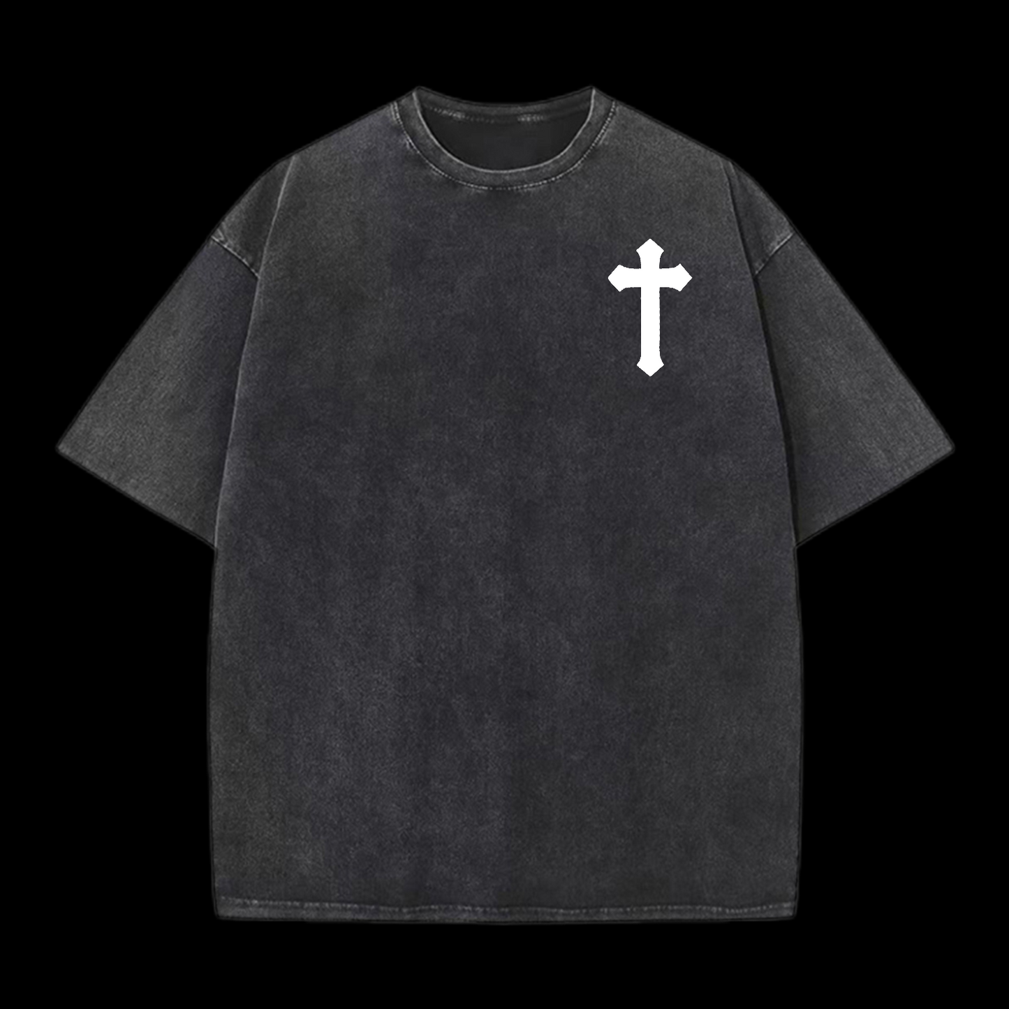 God Will Never Leave You Washed T-Shirt