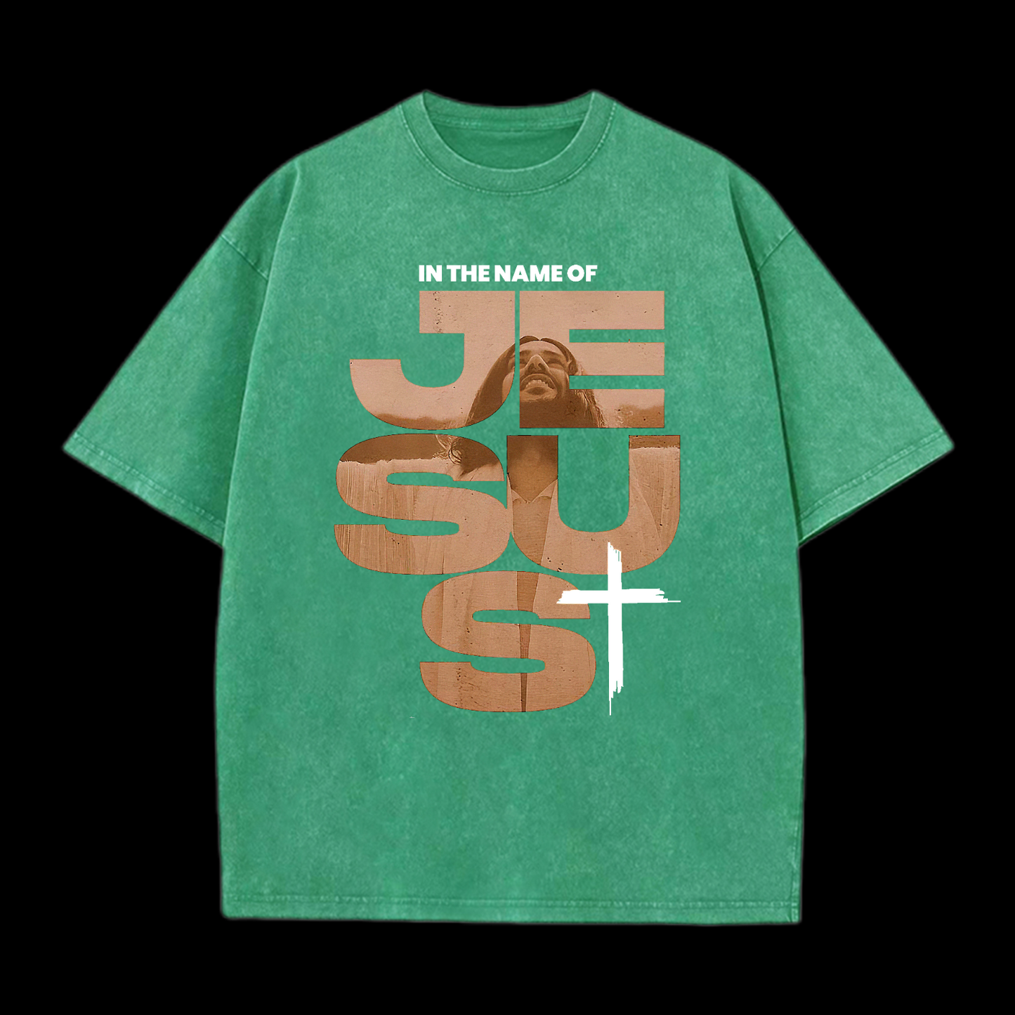 In The Name Of Jesus Washed T-Shirt