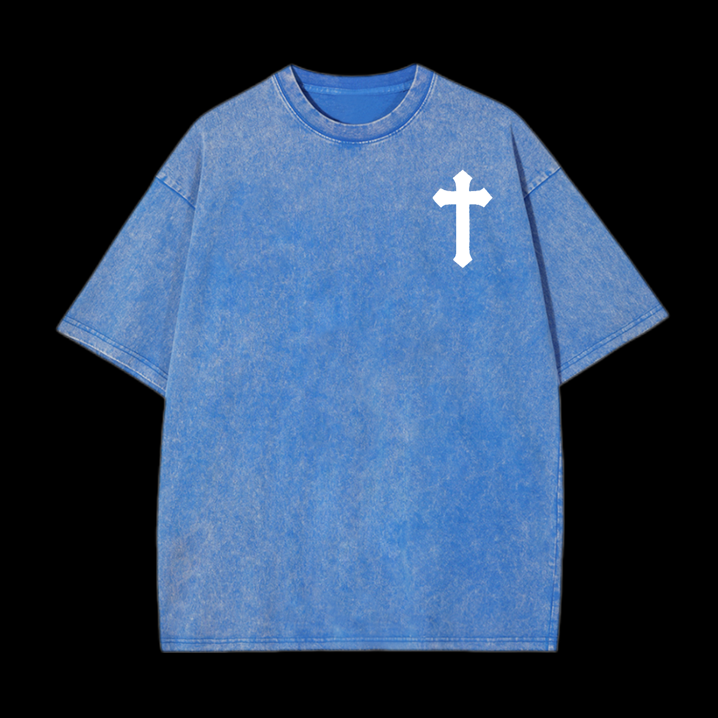 God Will Never Leave You Washed T-Shirt