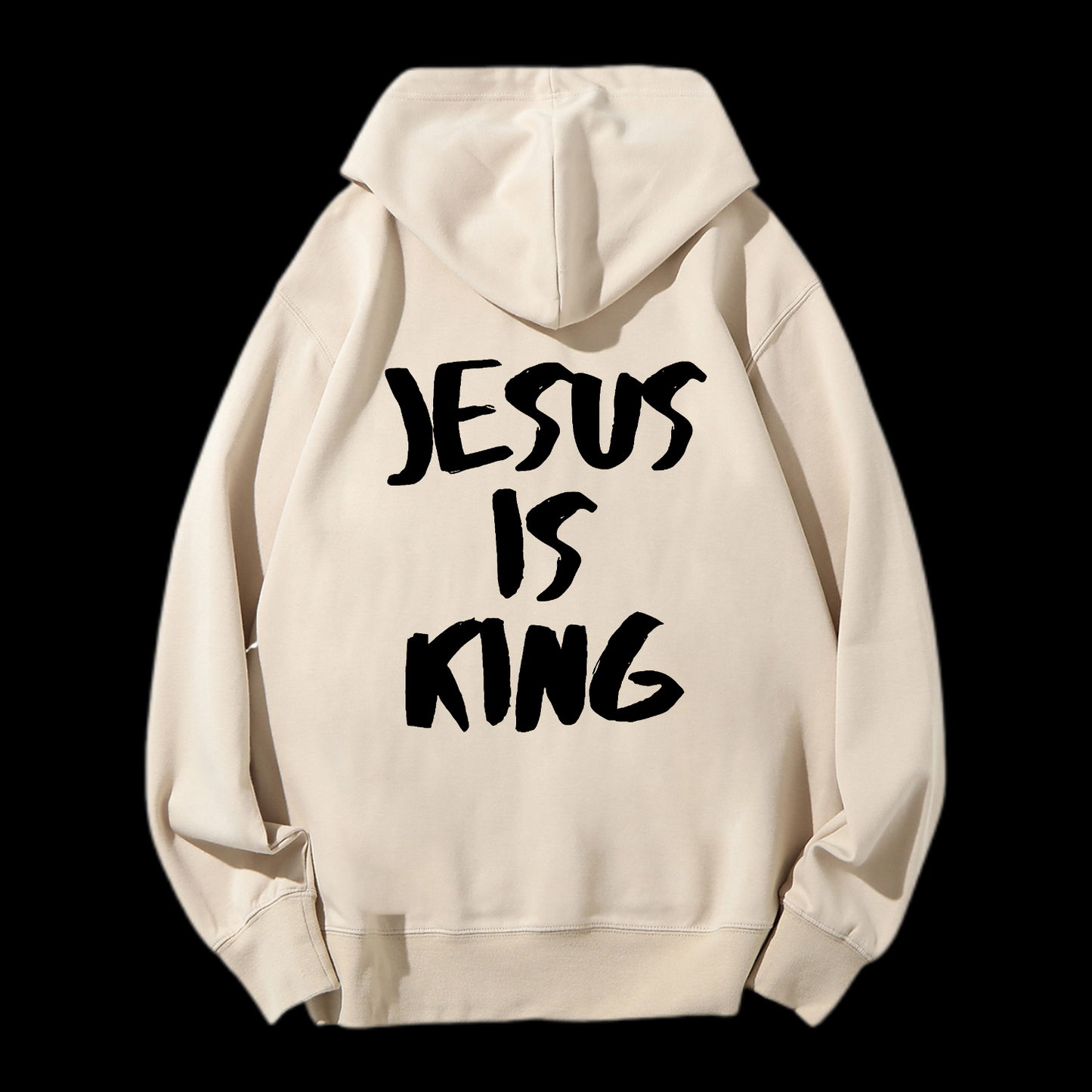 Jesus Is King Drawstring Hoodie