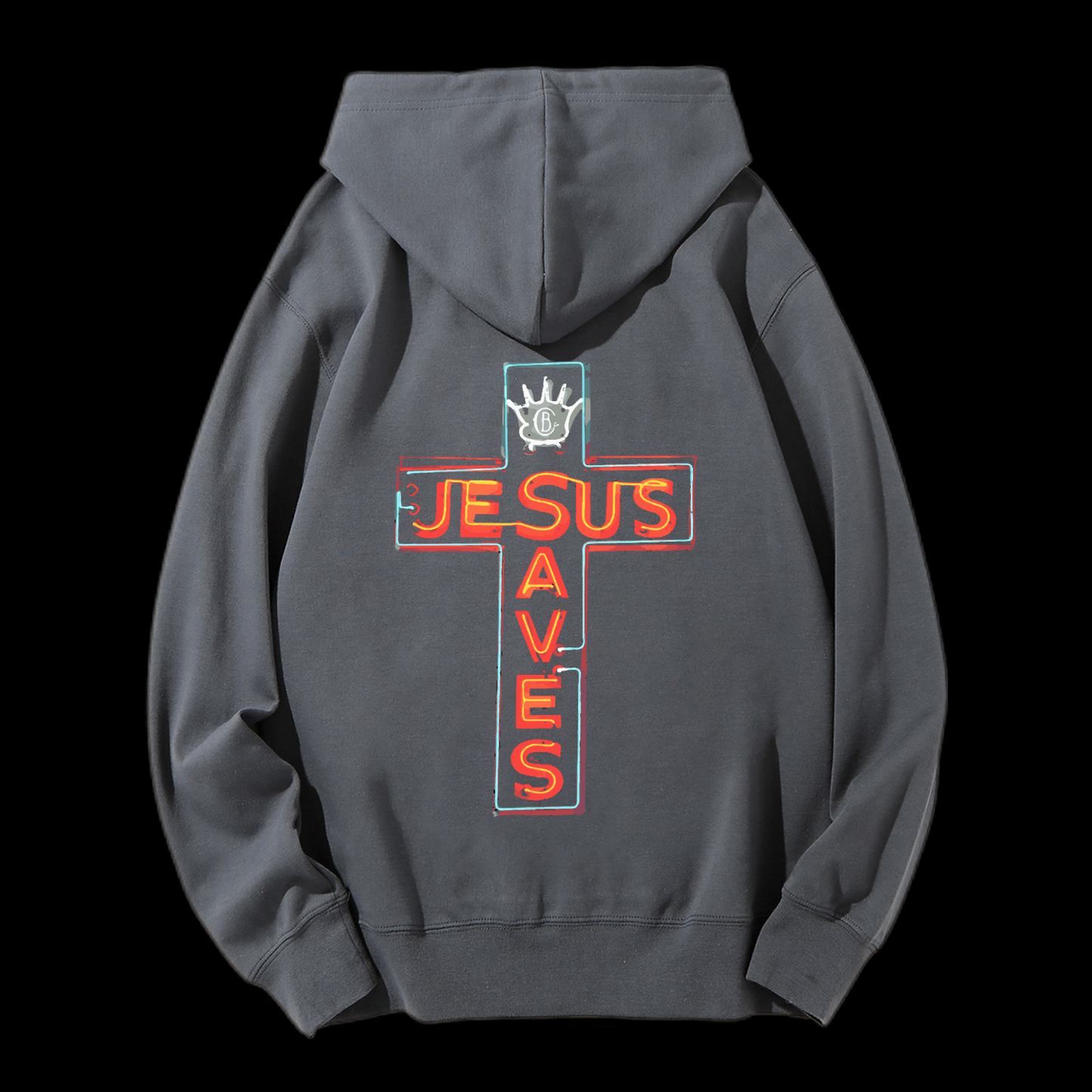 Jesus Saves Drawstring Hoodie