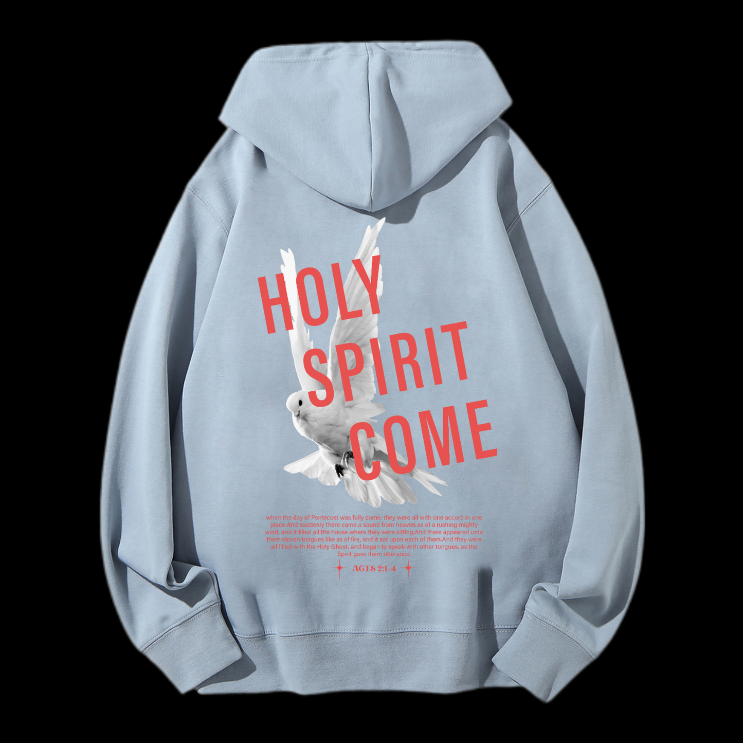 Holy Spirit Come Drawstring Hoodie