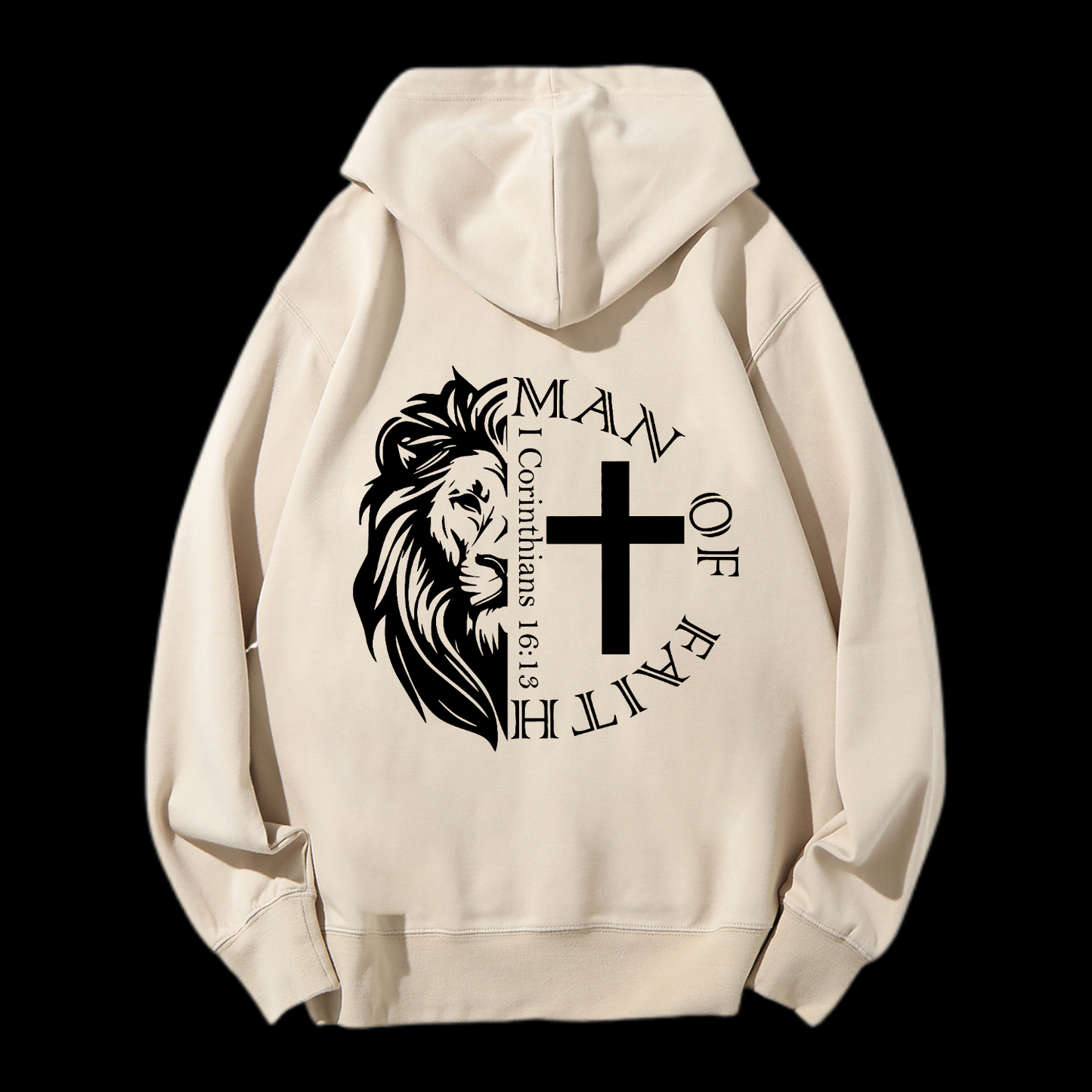 Man Of Faith Drawstring Hoodie