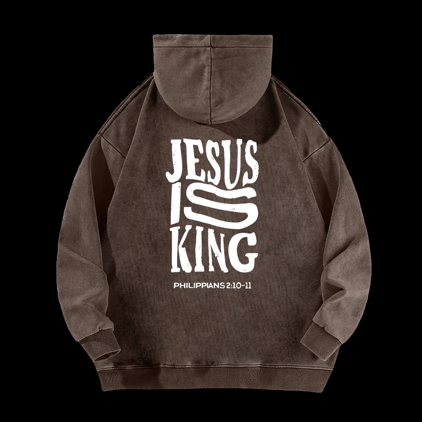 Jesus Is King Washed Hoodie
