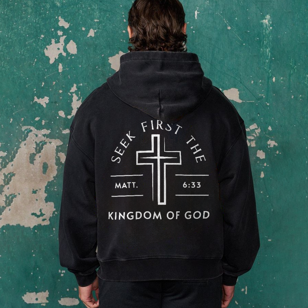 Kingdom Of God Washed Hoodie