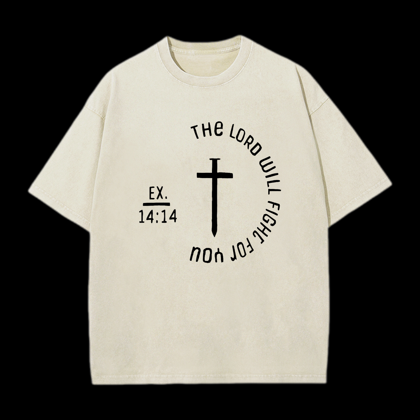 The Lord Will Fight Washed T-Shirt
