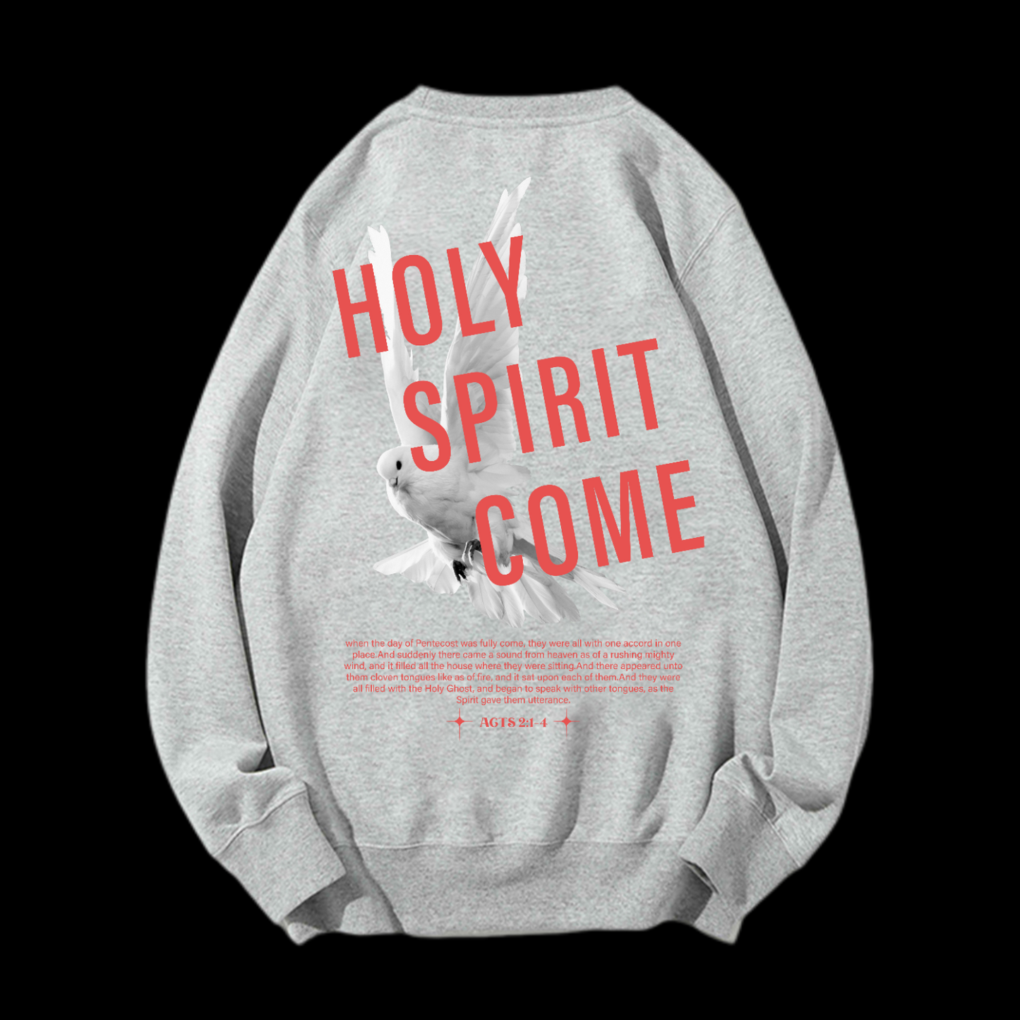 Holy Spirit Come Crewneck Sweatshirt