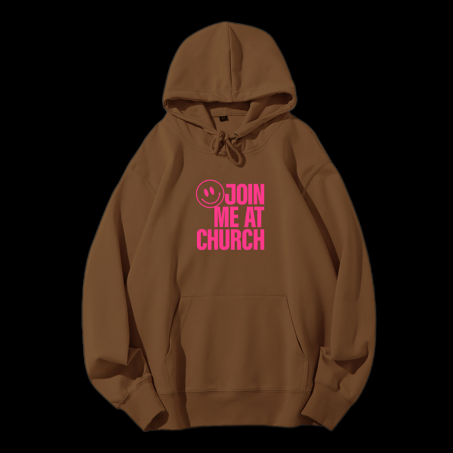 Join Me At Church Drawstring Hoodie