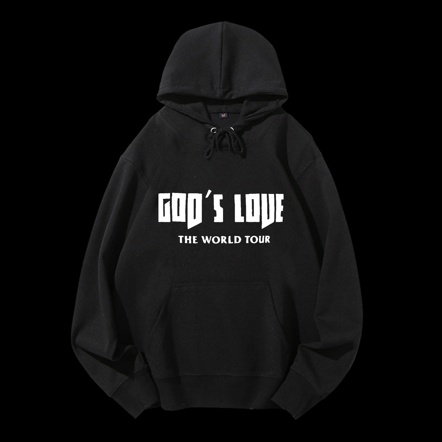 God's Love The World Tour Drawstring Hoodie