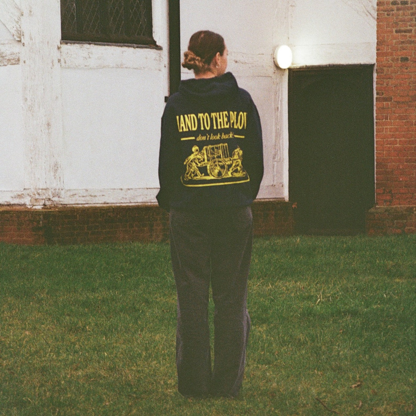 Hand To The Plow Drawstring Hoodie