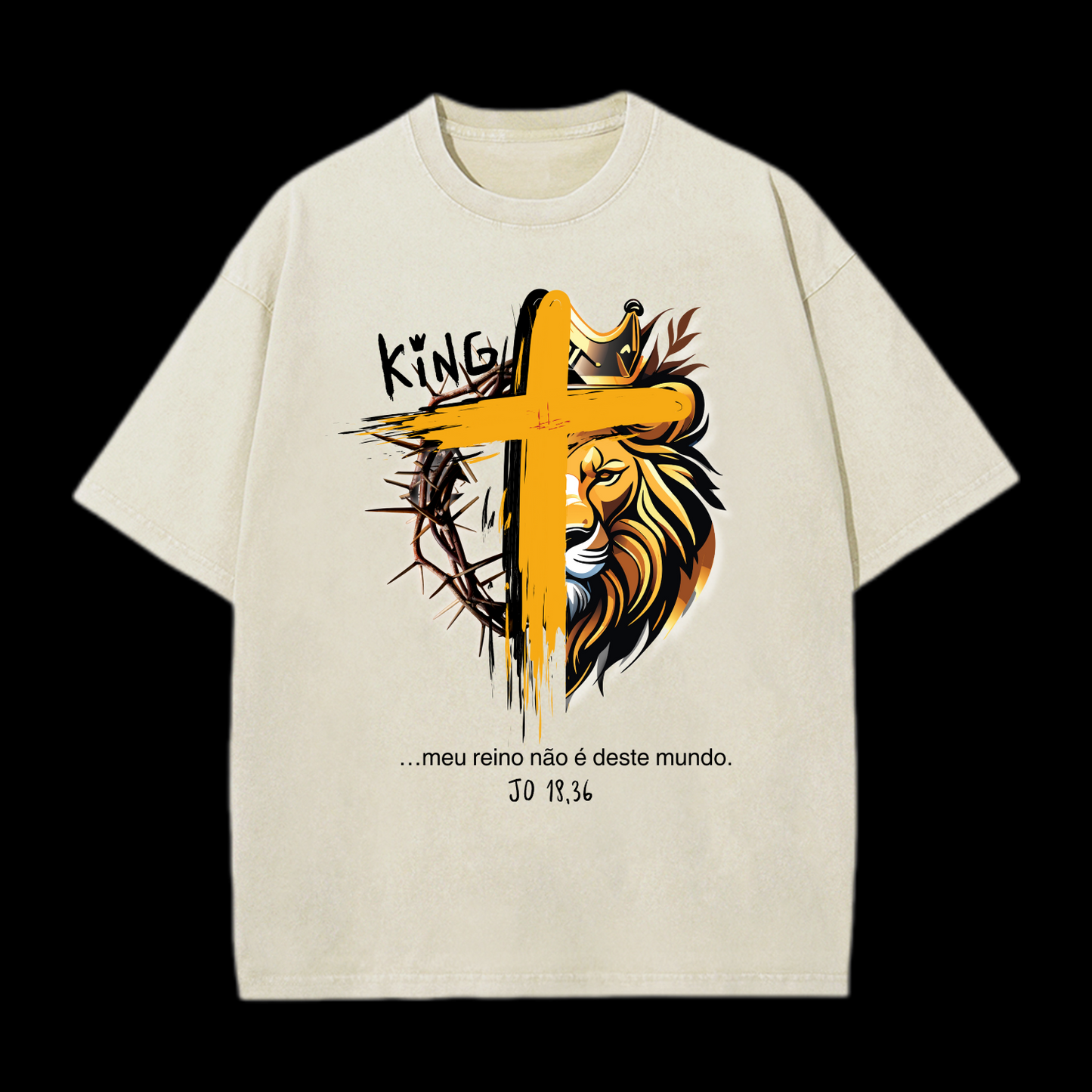 King Of Jesus Washed T-Shirt