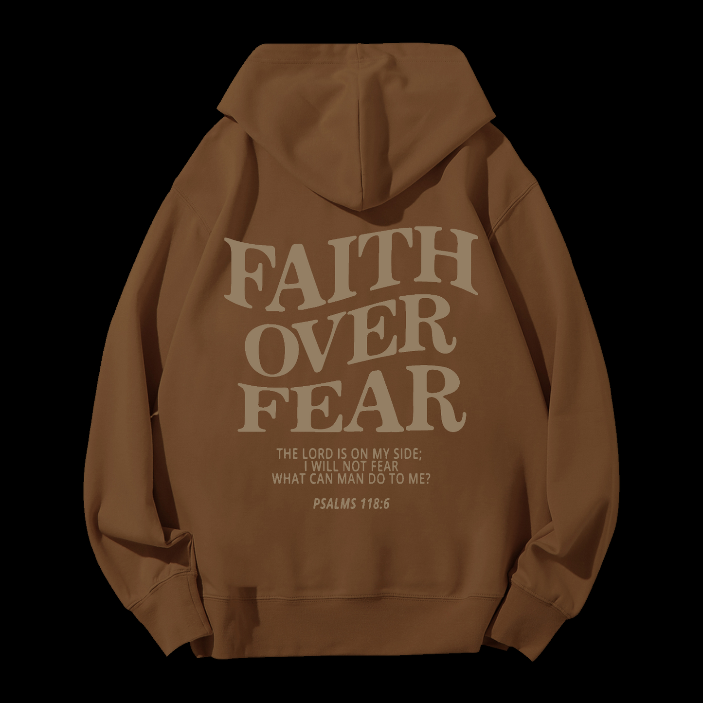 Faith Over Fear Drawstring Hoodie