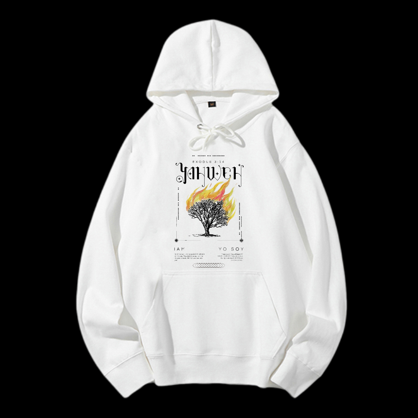 Exodus 3:14 Yahweh Drawstring Hoodie