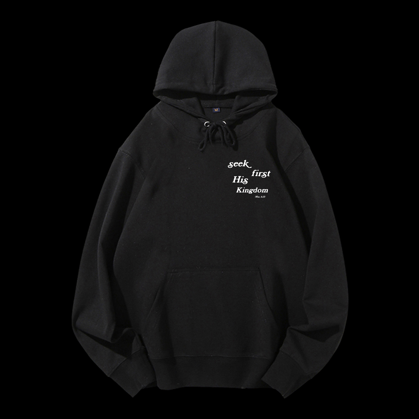 Seek First His Kingdom Drawstring Hoodie