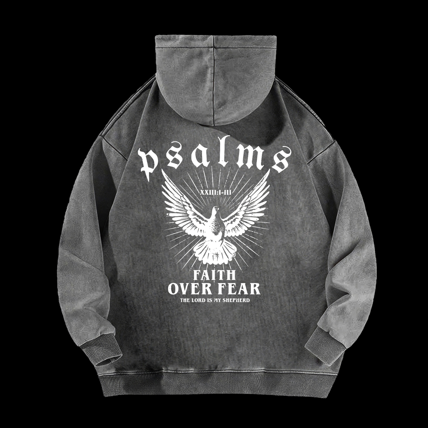 Faith Over Fear Washed Hoodie