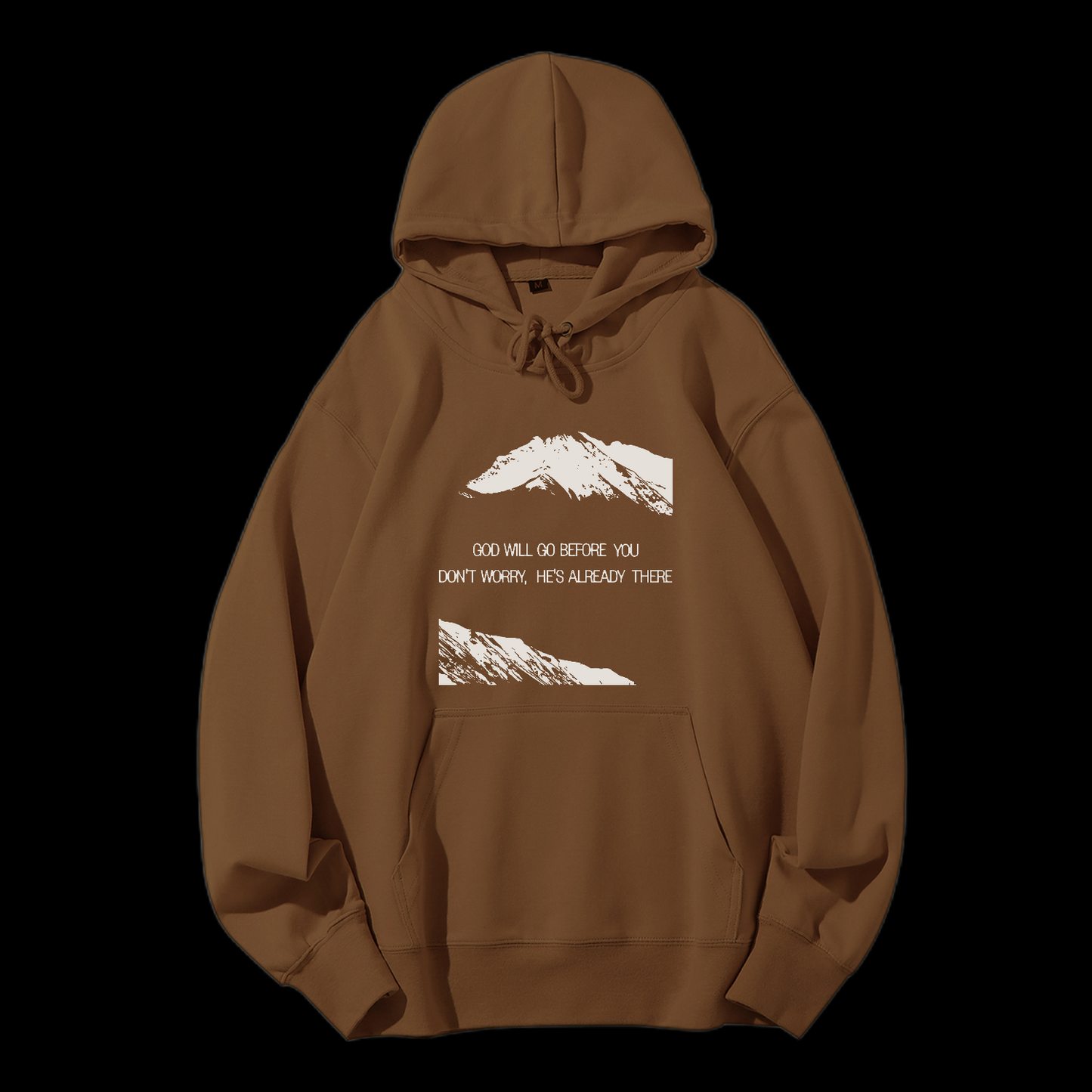 He's Already There Drawstring Hoodie
