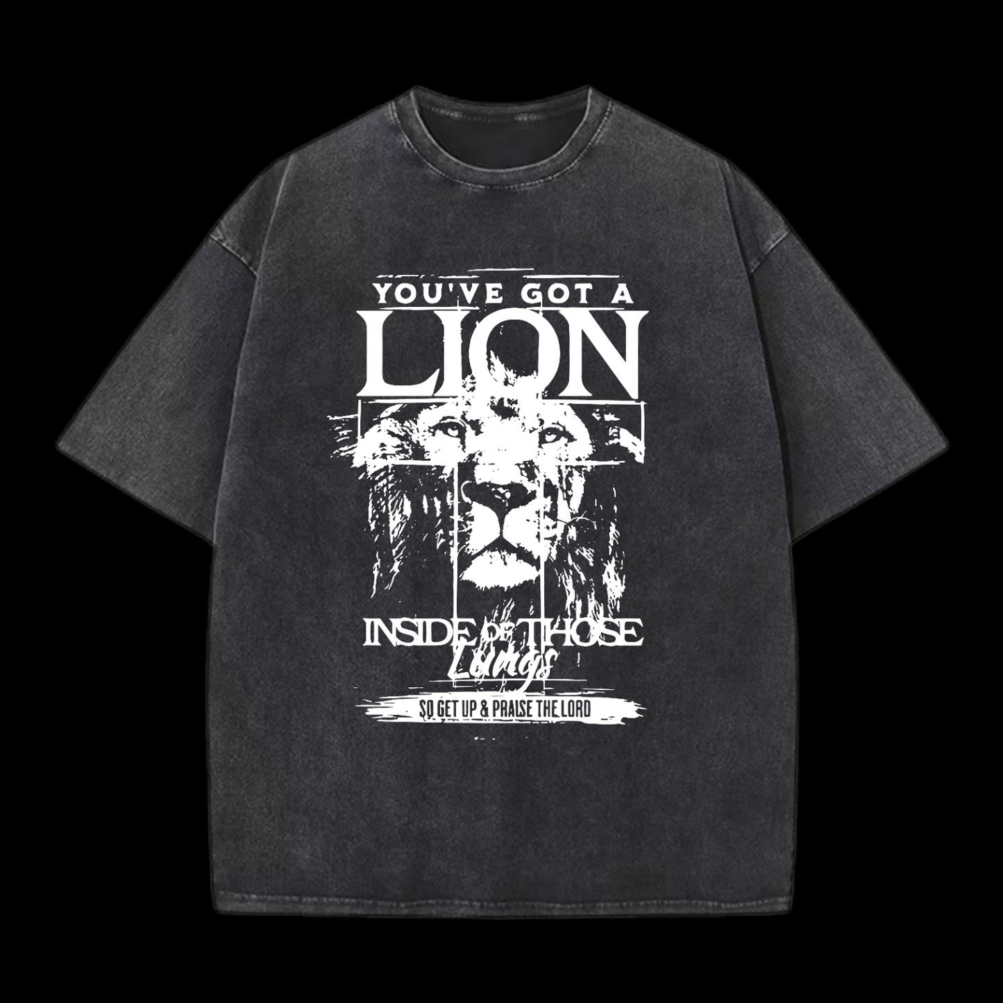 You've Got A Lion Inside Of Those Lungs Washed T-Shirt