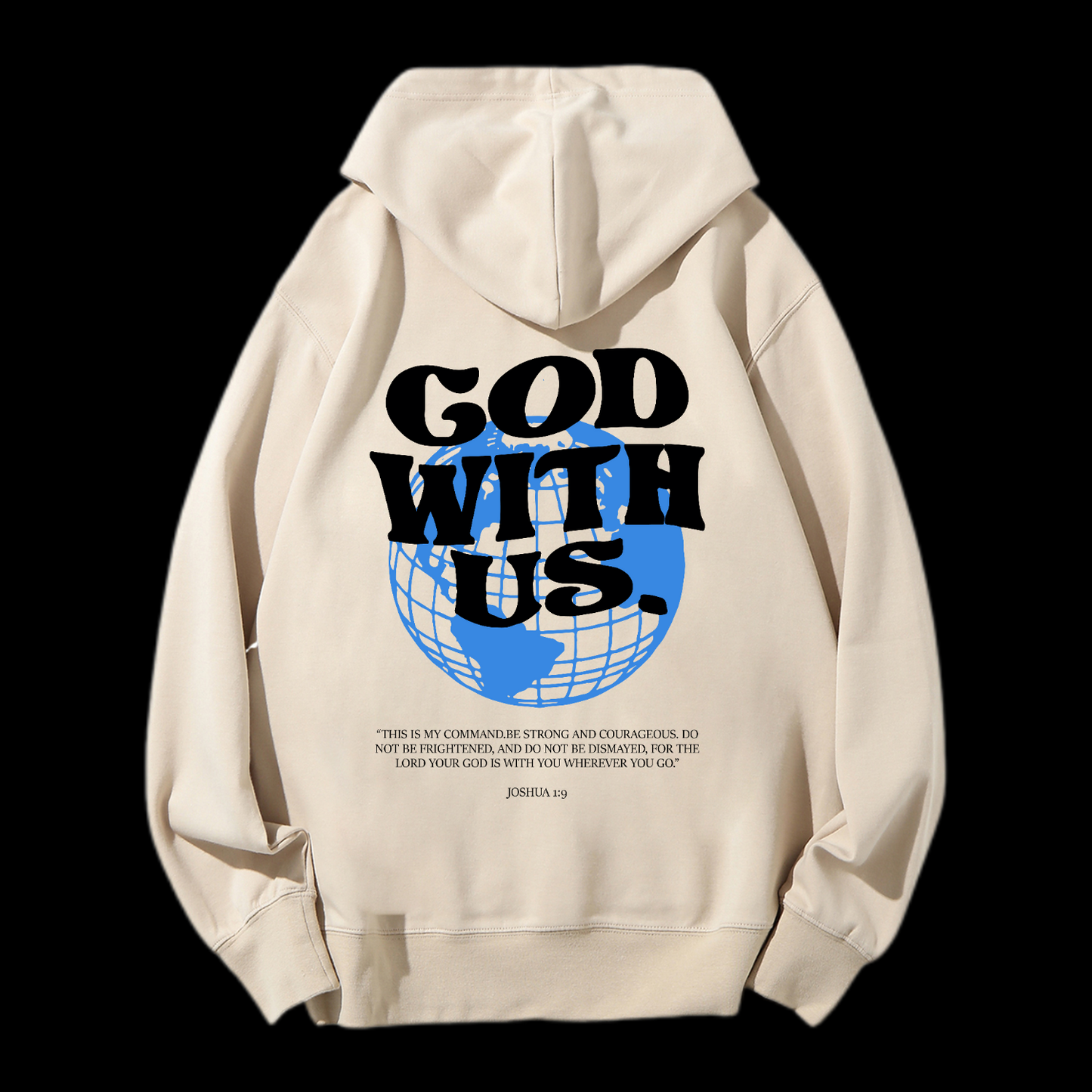 God With Us Drawstring Hoodie