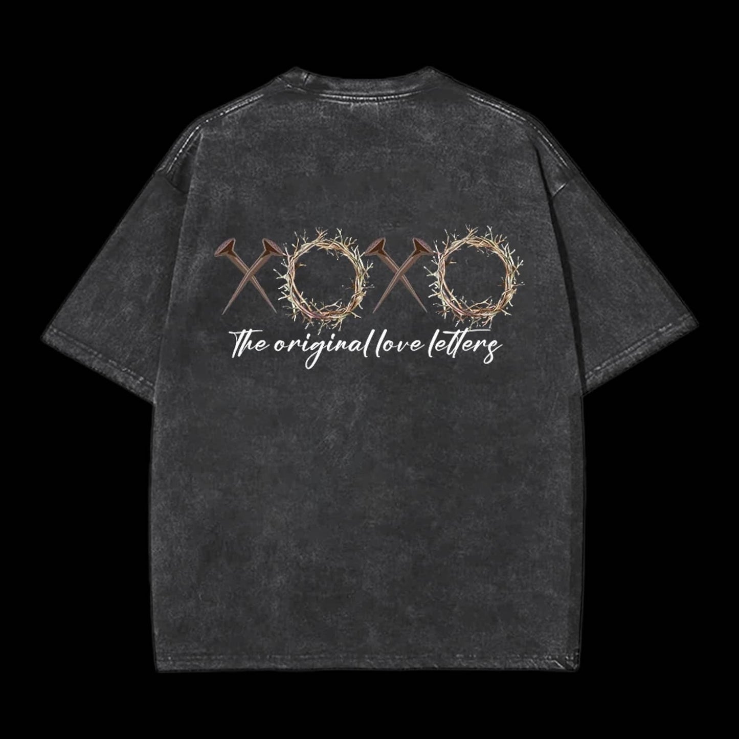XOXO Original Love Letters Christian Washed T-Shirt