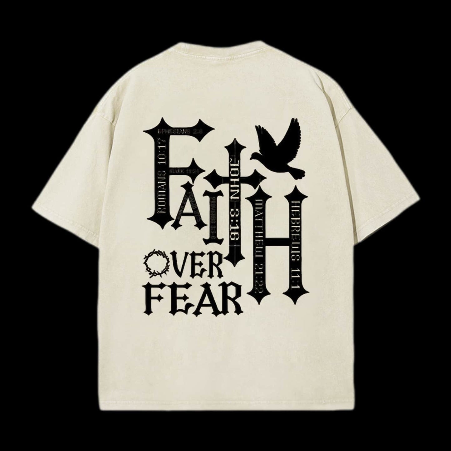 Faith Over Fear Printed Men's Tee