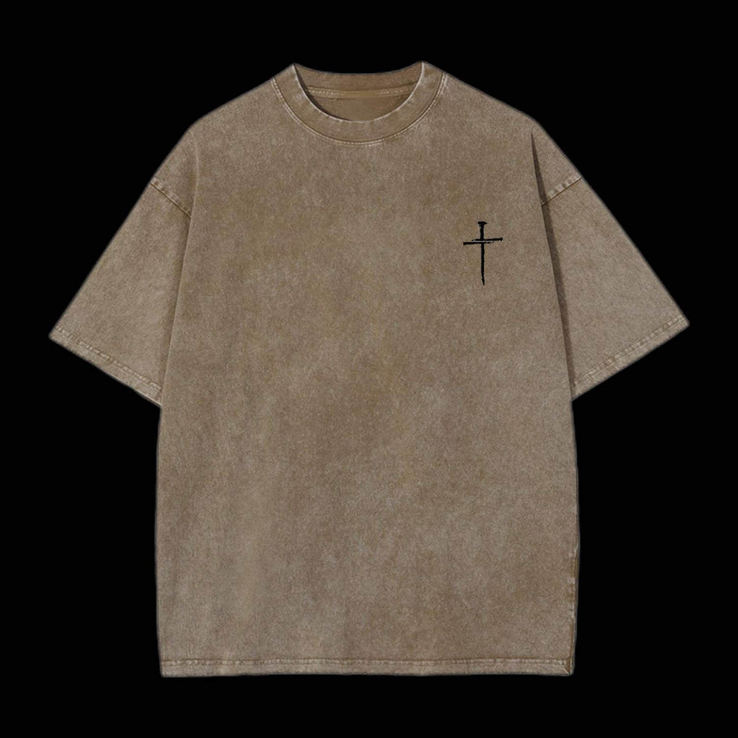 God Over All Things Washed Distressed Tee