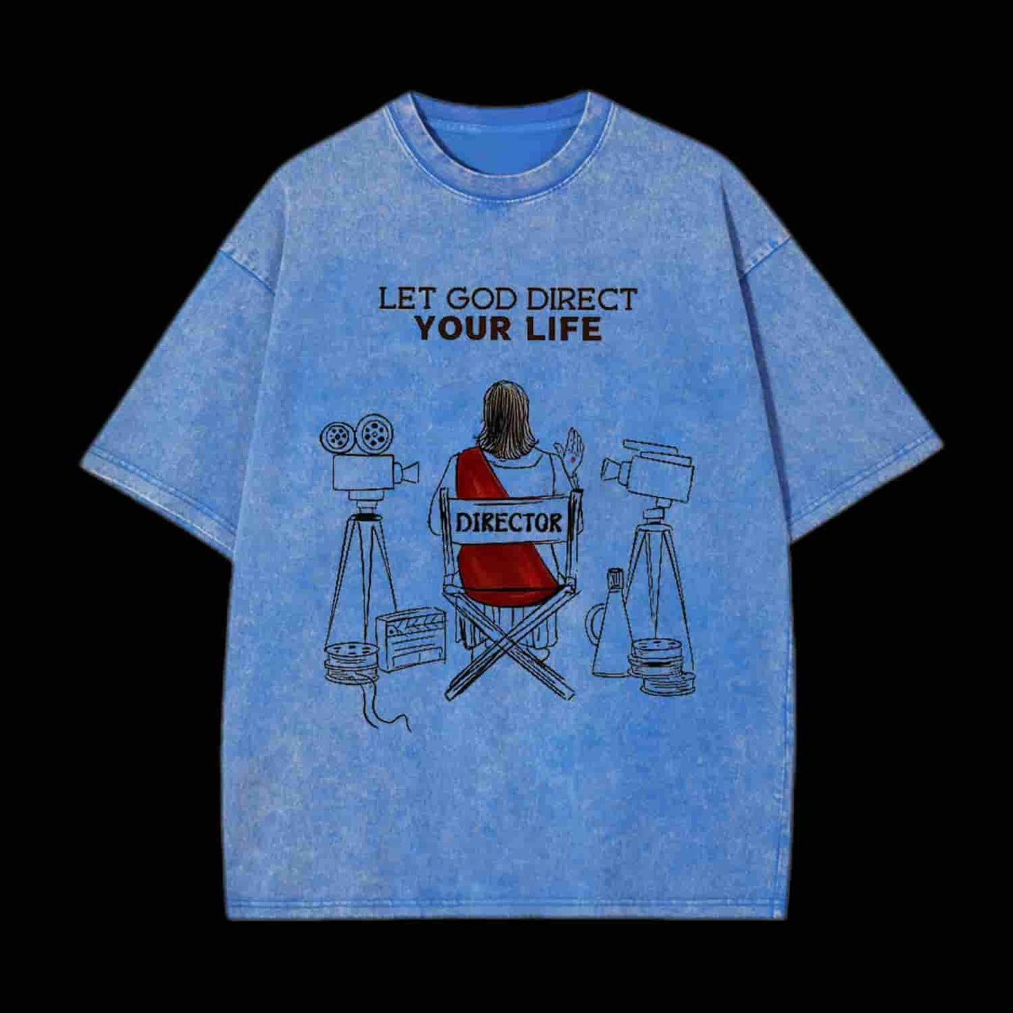 LET GOD DIRECT YOUR LIFE CHRISTIAN TEE