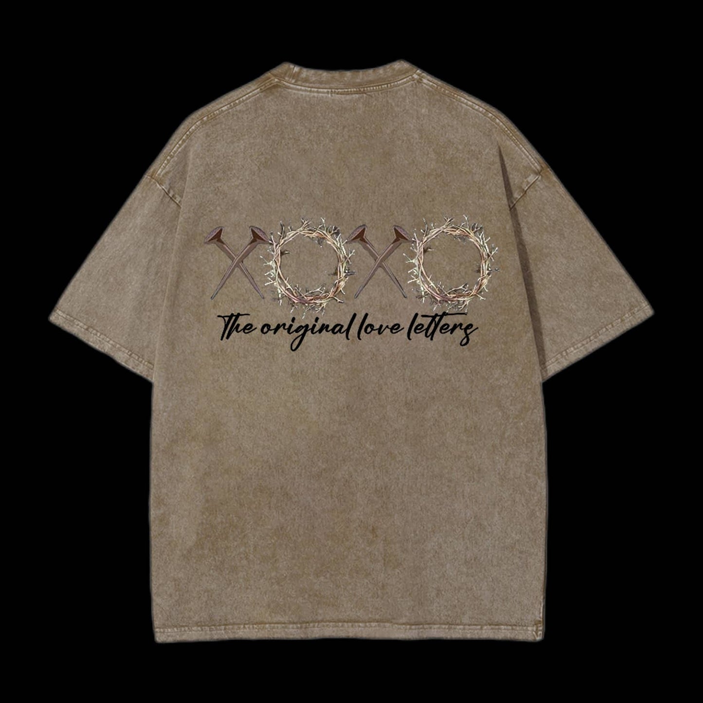 XOXO Original Love Letters Christian Washed T-Shirt