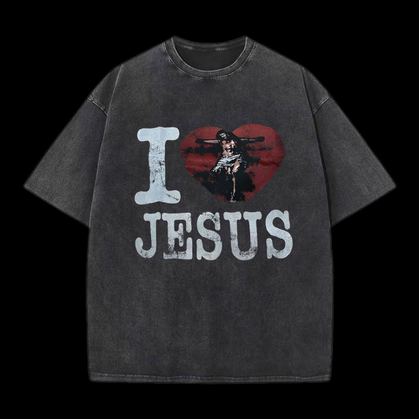 I Love Jesus Printed Men's Tee