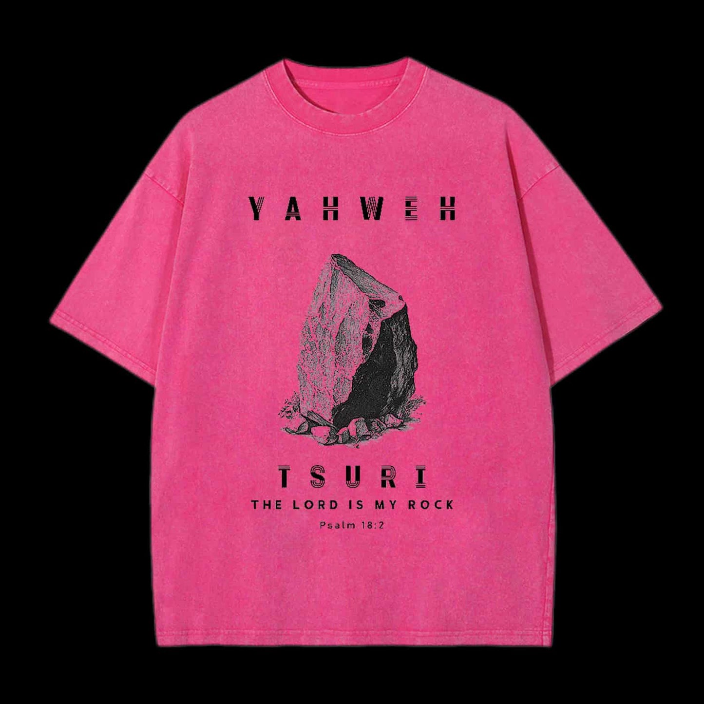 THE LORD IS MY ROCK CHRISTIAN TEE