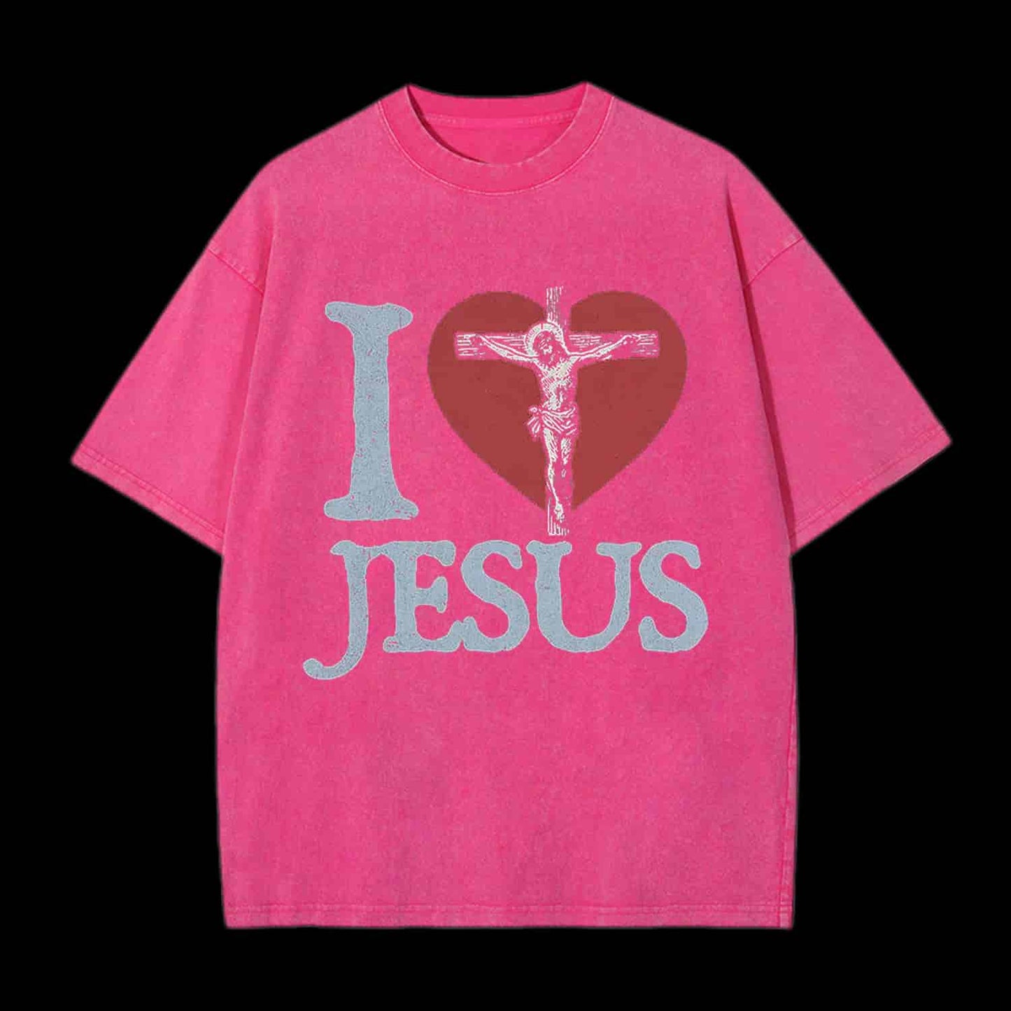 I LOVE JESUS CHRISTIAN TEE