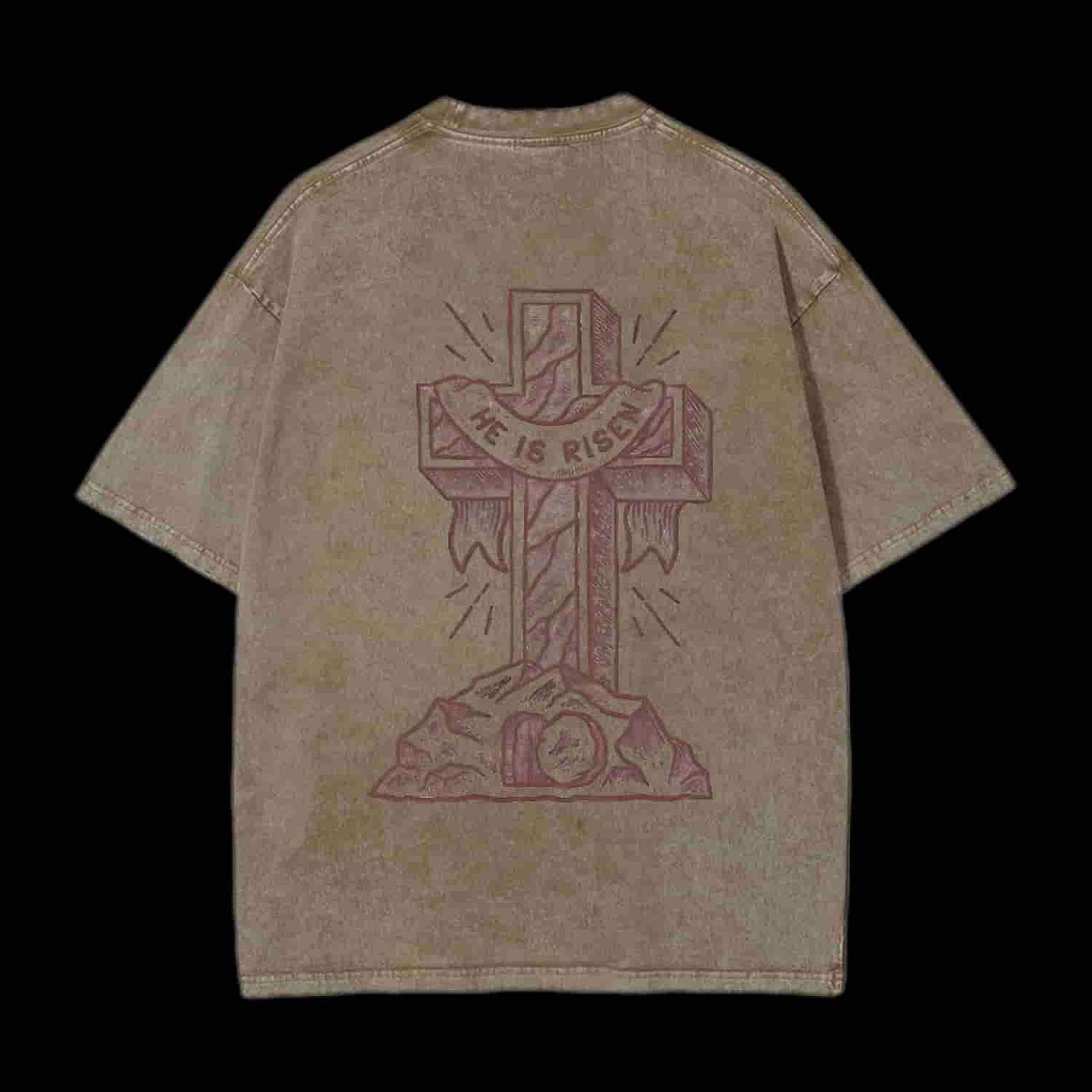 He Is Risen Christian Tee