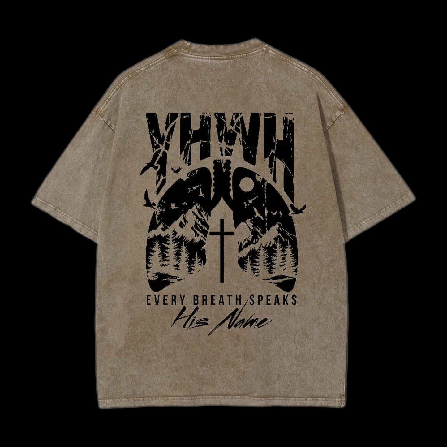 YHWH EVERY BREATH SPEAKS HIS NAME CHRISTIAN TEE