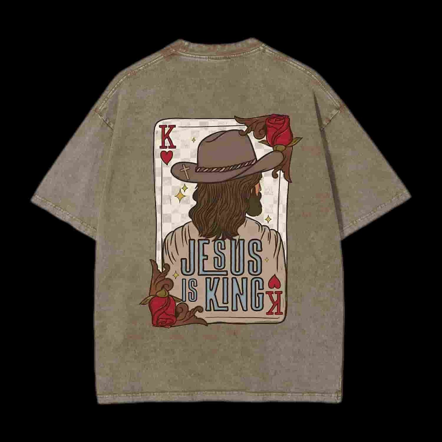 Jesus Is King Christian Tee