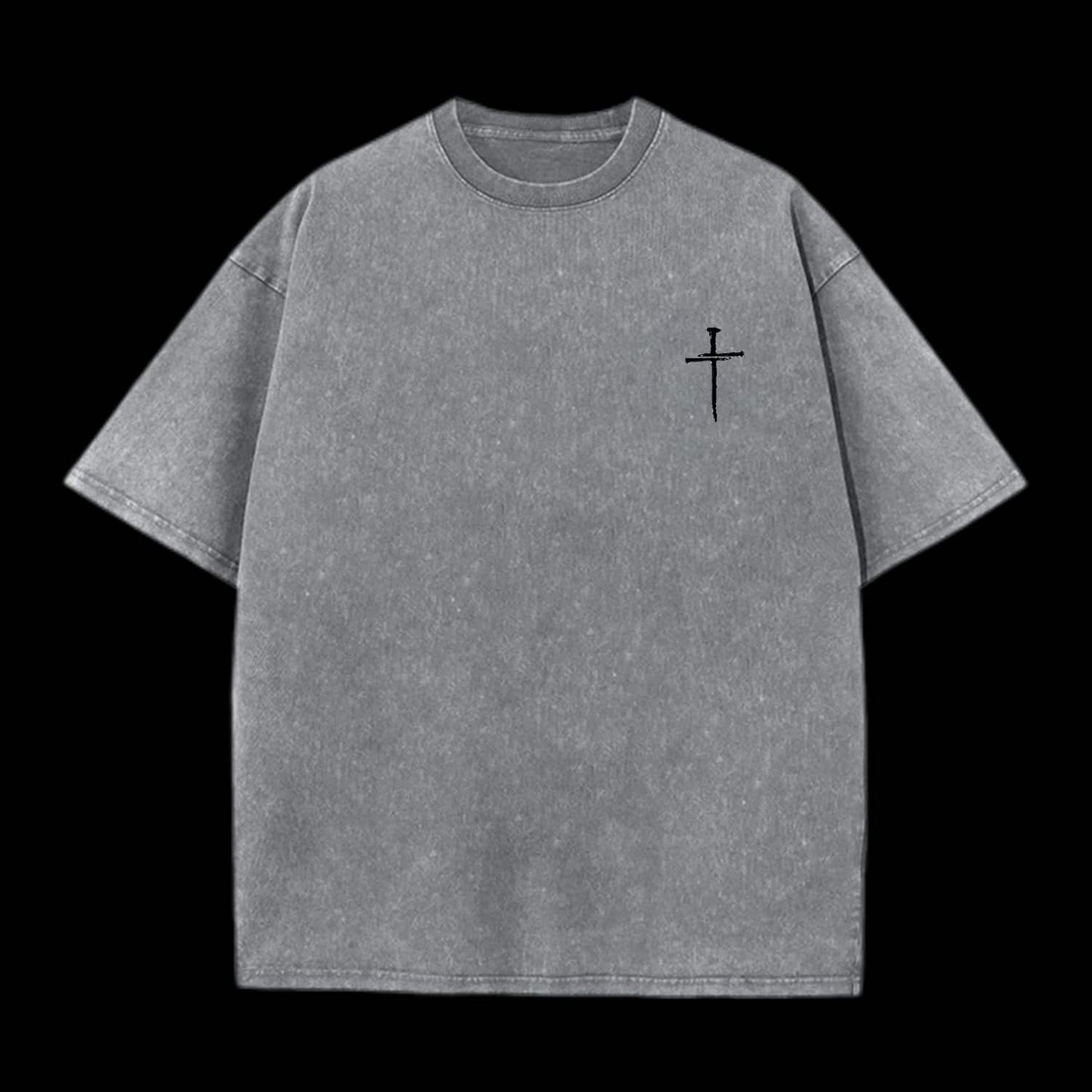 God Over All Things Washed Distressed Tee