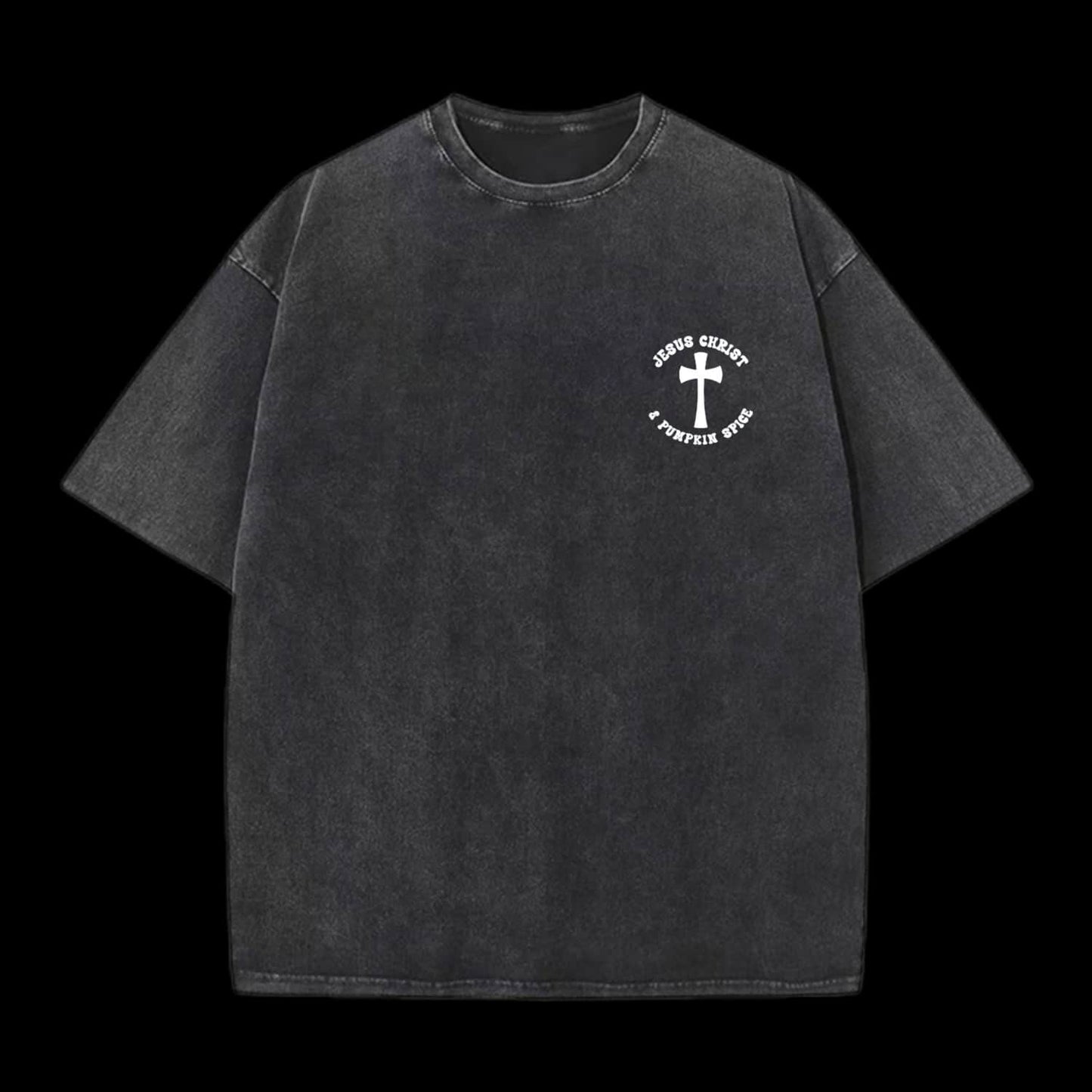 Jesus Christ & Pumpkin Spice Printed Men's Tee