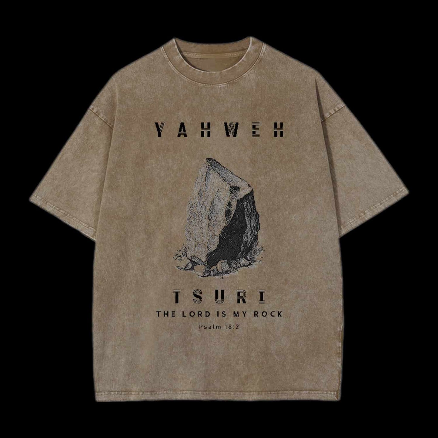 THE LORD IS MY ROCK CHRISTIAN TEE