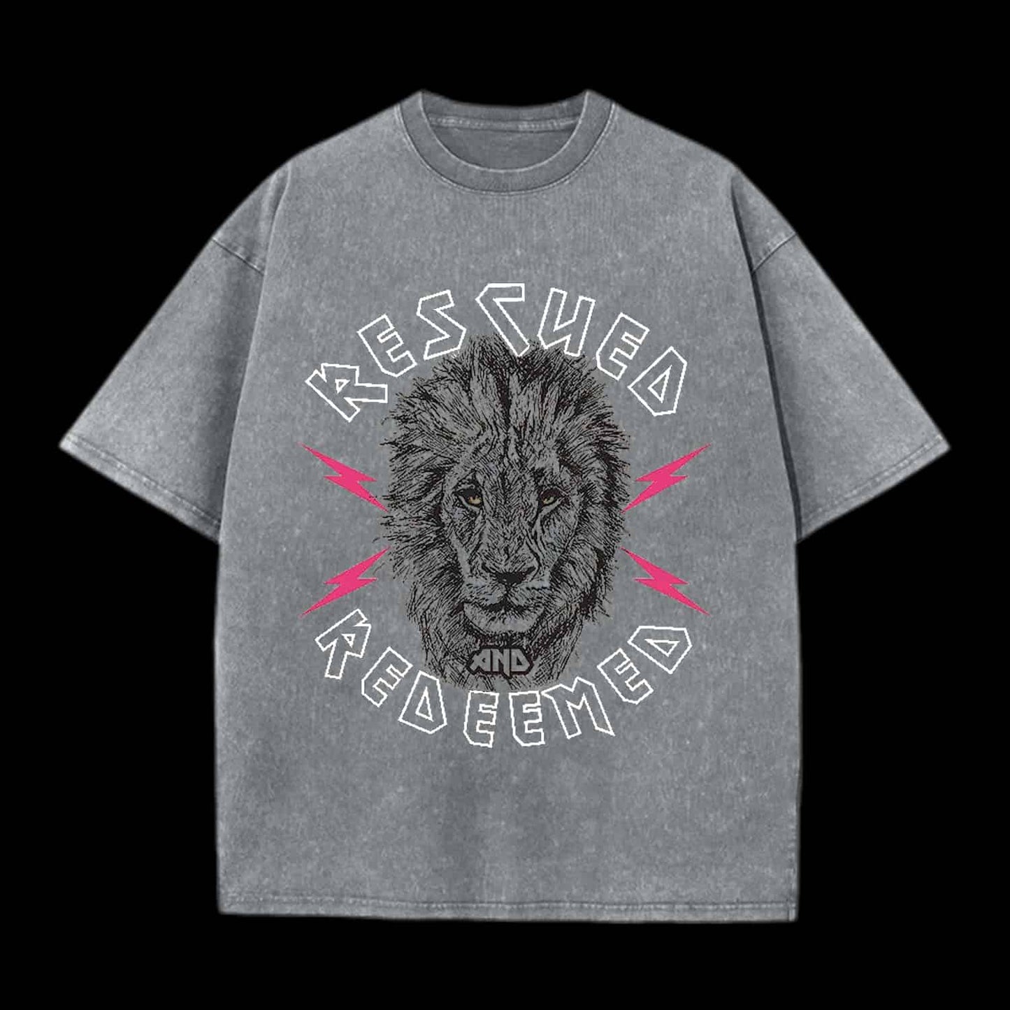RESCUED AND REDEEMED LION CHRISTIAN TEE