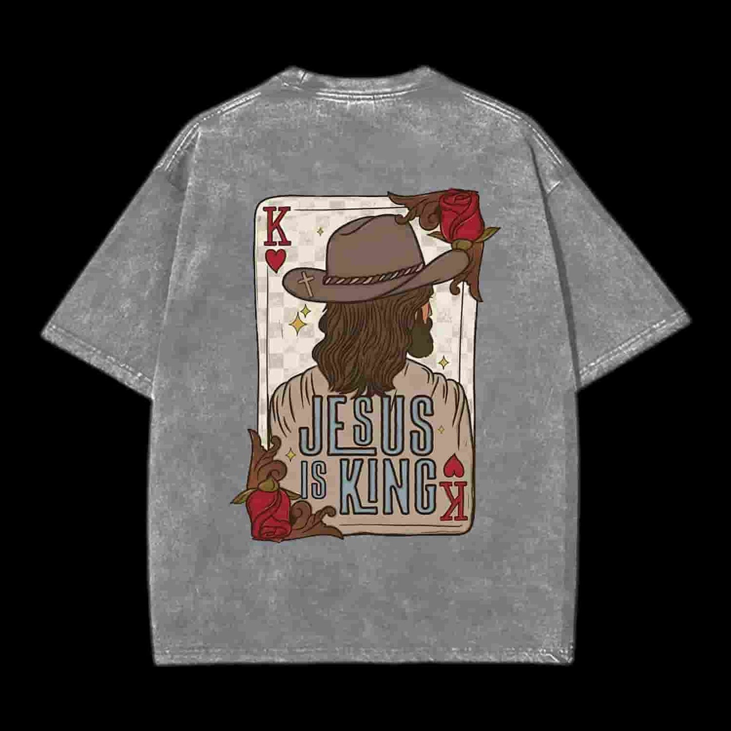 Jesus Is King Christian Tee